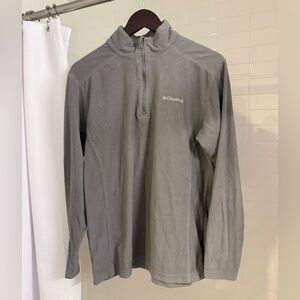 Columbia Heather Gray Fleece Jacket